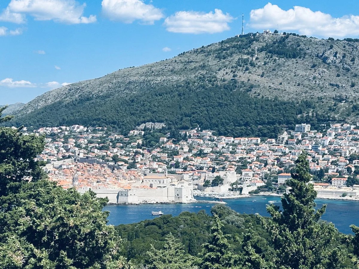 View of Dubrovnik from Lokrum island