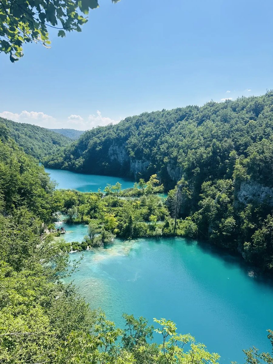 Canyon overlook at Plitvice National Park