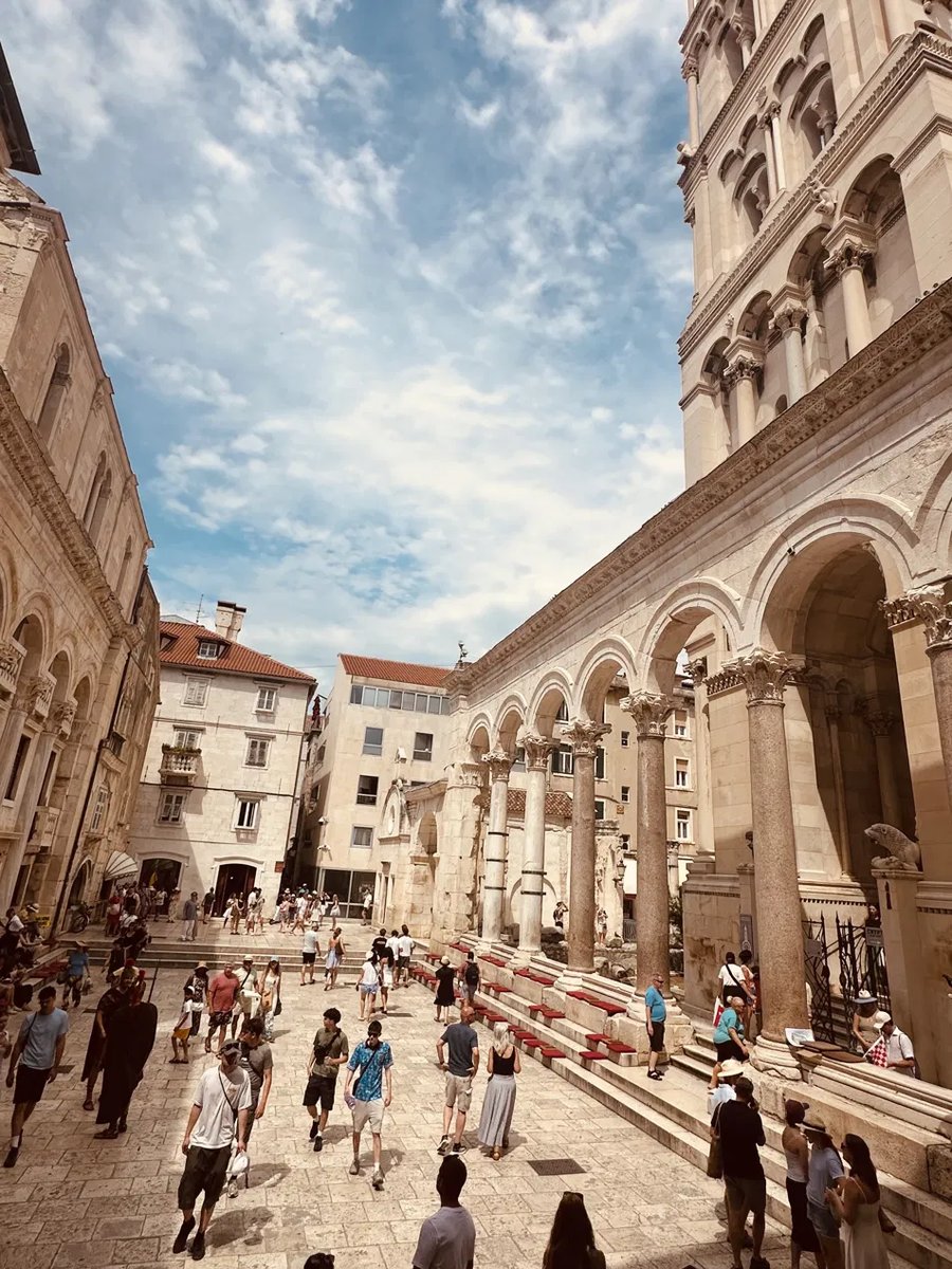 The Peristyle square inside Diocletian's Palace