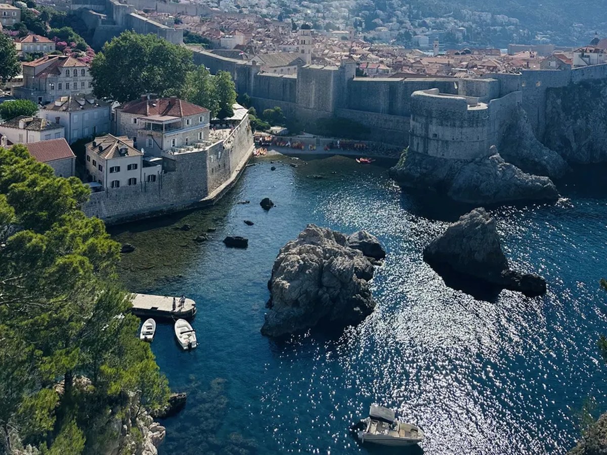 Dubrovnik Old Town from above