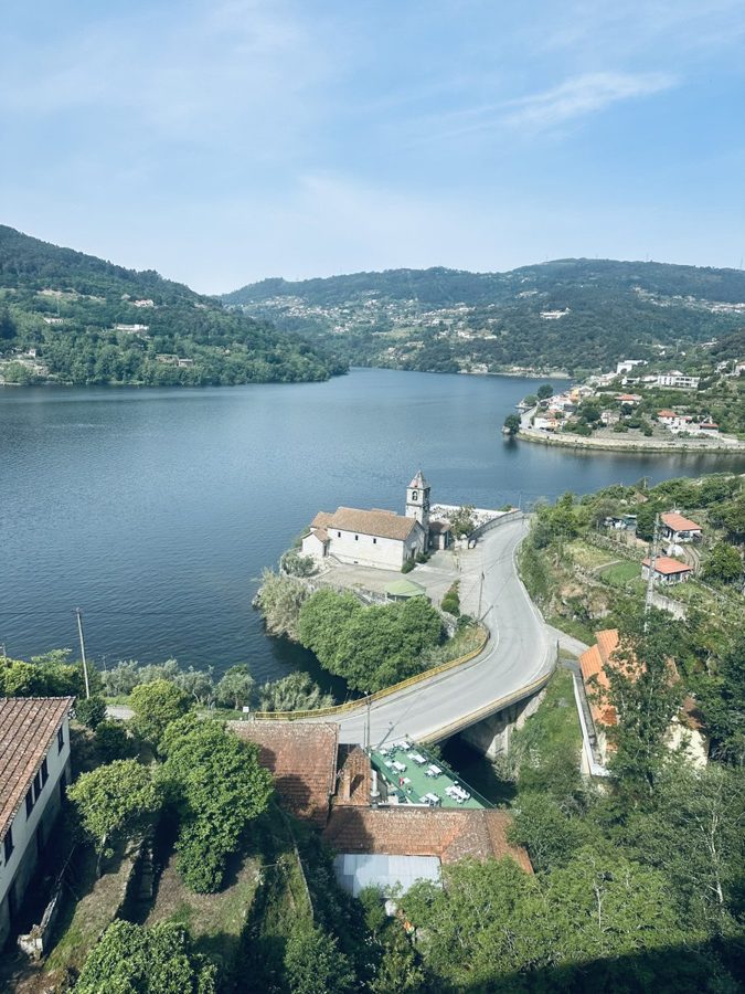 Douro line train view